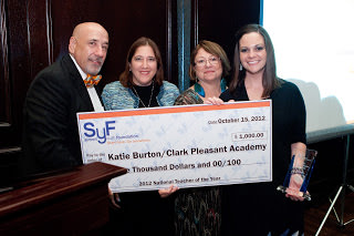 2012 SYF Teacher of the Year: Katie Burton